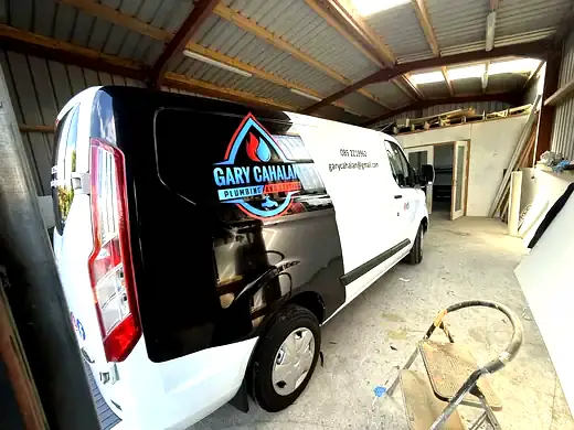 Gary Cahalan Plumbing and Heating van