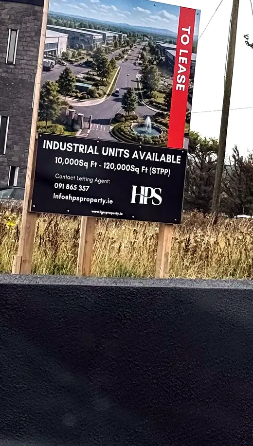 HPS Property to-lease site sign
