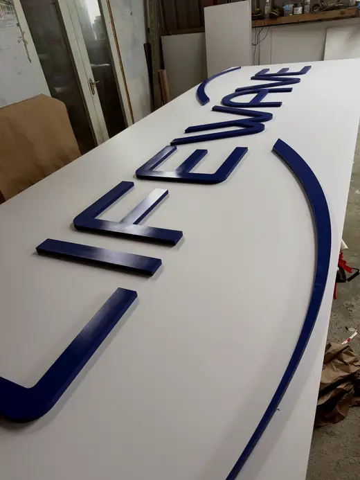 LifeWave 3D built-up lettering
