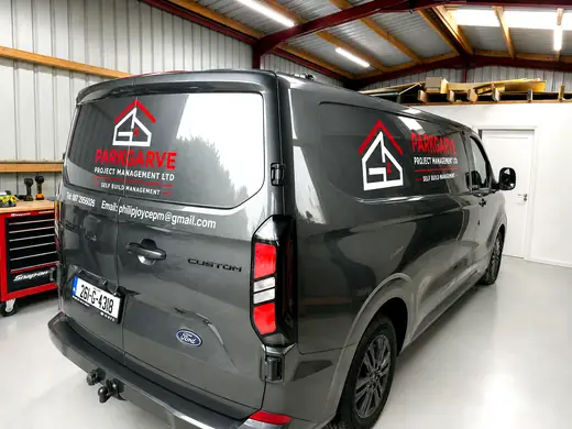 Parkgarve Project Management van