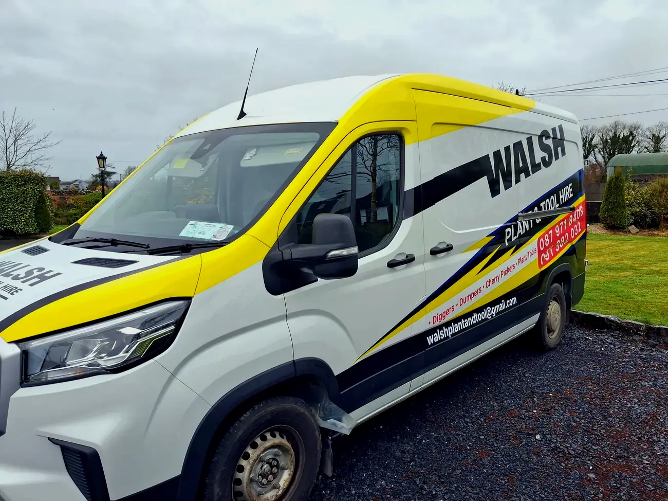 Walsh Plant and Tool Hire van